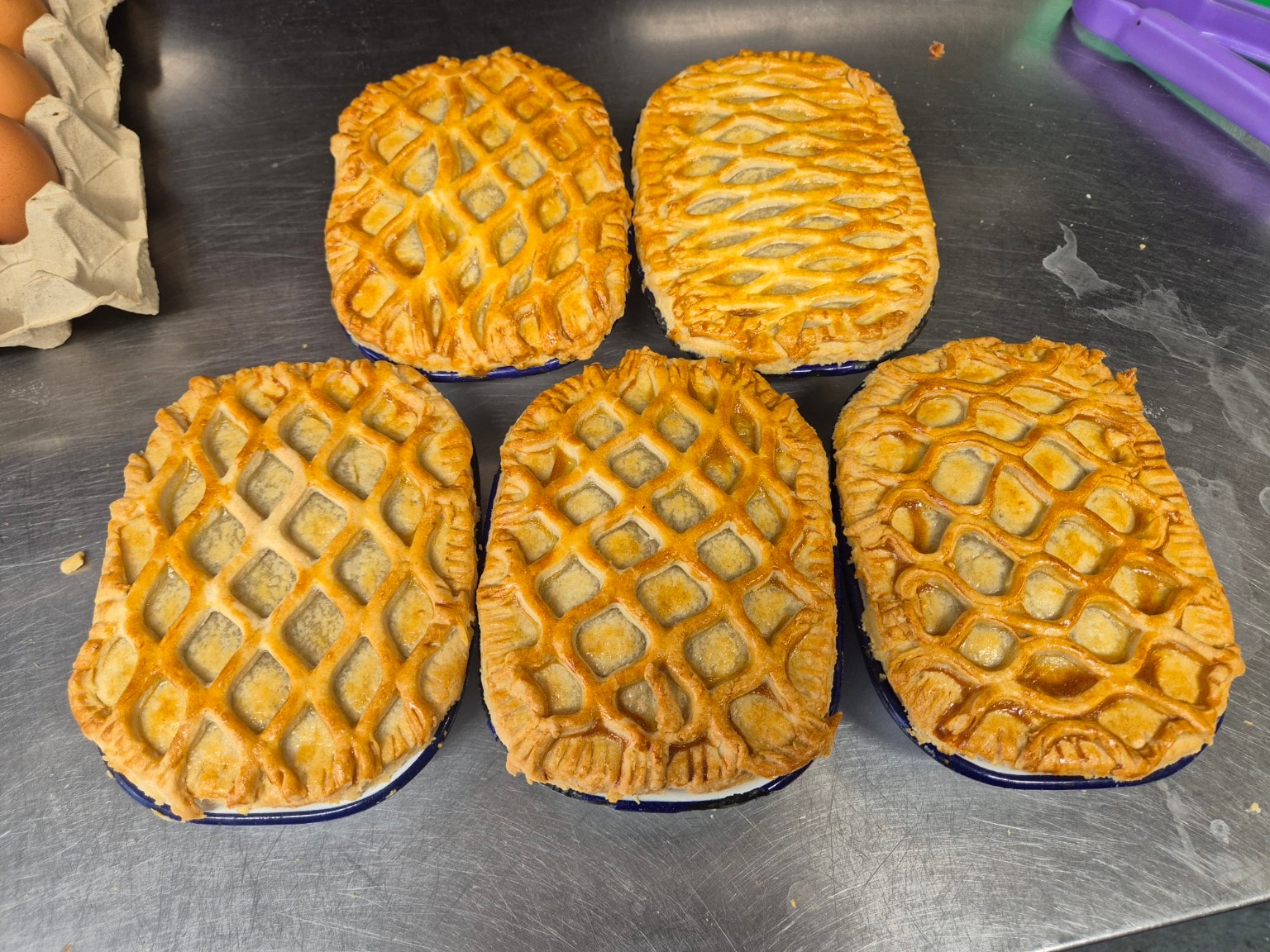 Homemade food prepared in The Woodbine kitchen